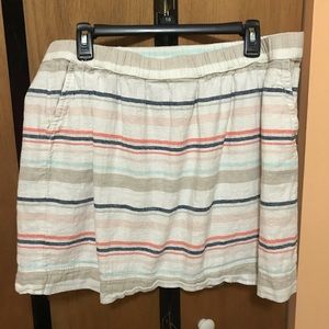 Striped Linen Skirt 🌞 Perfect for summer!